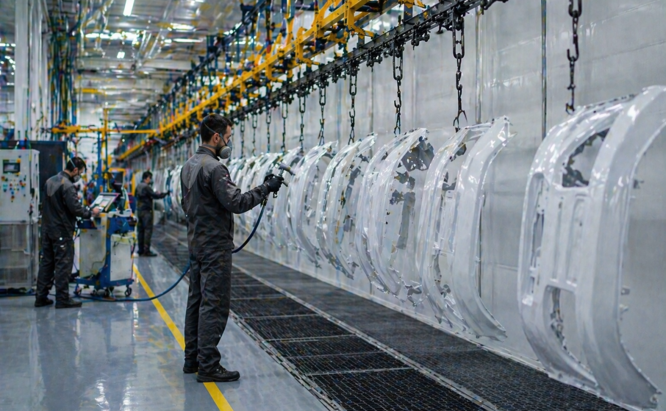 VKS Pintura Líquida · Pintura Líquida Industrial de Alta Gama para Piezas de Plástico en Lleida